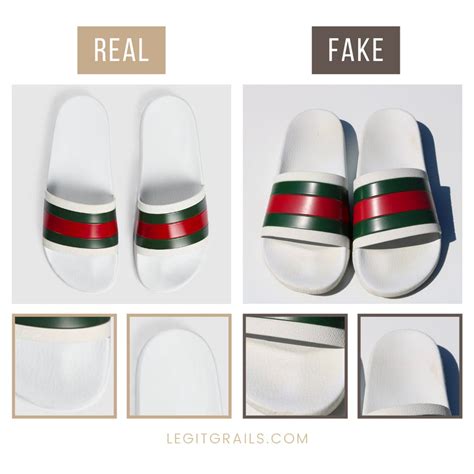 men fake gucci slides|the real gucci slides.